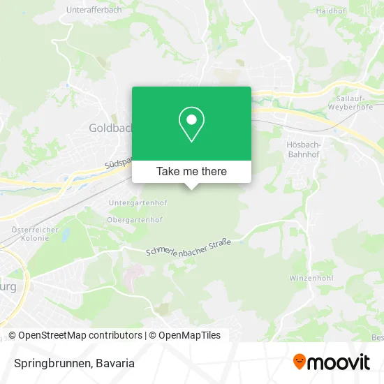 Карта Springbrunnen