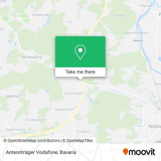 Antennträger Vodafone map