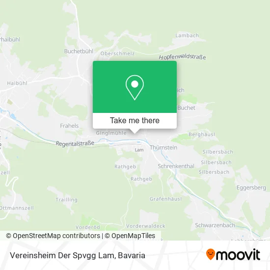 Карта Vereinsheim Der Spvgg Lam