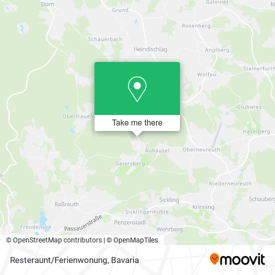 Карта Resteraunt/Ferienwonung