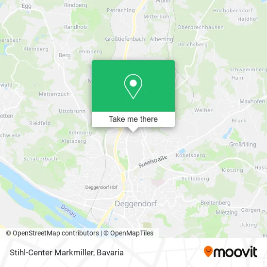 Карта Stihl-Center Markmiller