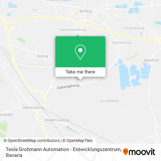 Карта Tesla Grohmann Automation - Entwicklungszentrum