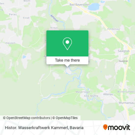 Histor. Wasserkraftwerk Kammerl map