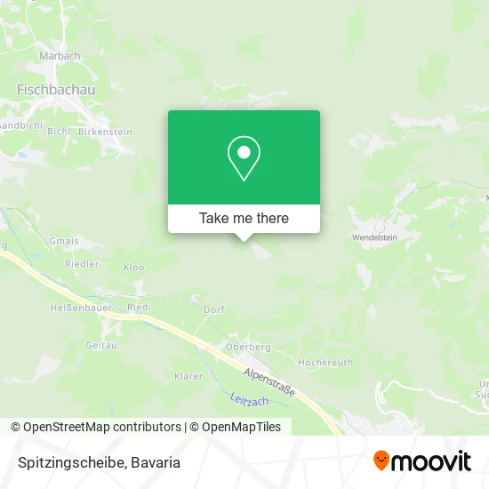 Карта Spitzingscheibe