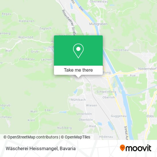 Wäscherei Heissmangel map