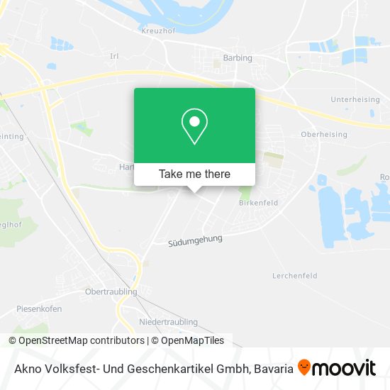Akno Volksfest- Und Geschenkartikel Gmbh map