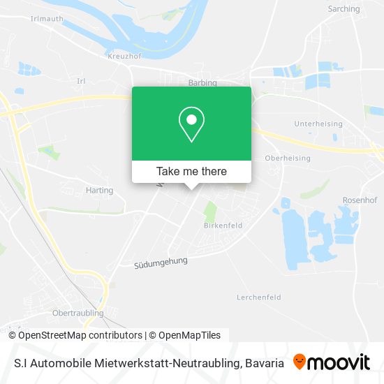Карта S.I Automobile Mietwerkstatt-Neutraubling