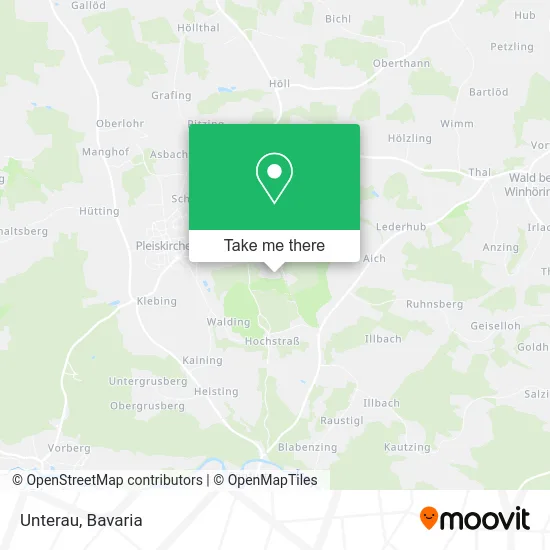Карта Unterau