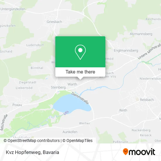 Карта Kvz Hopfenweg