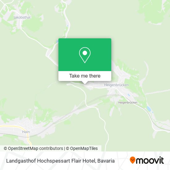 Landgasthof Hochspessart Flair Hotel map