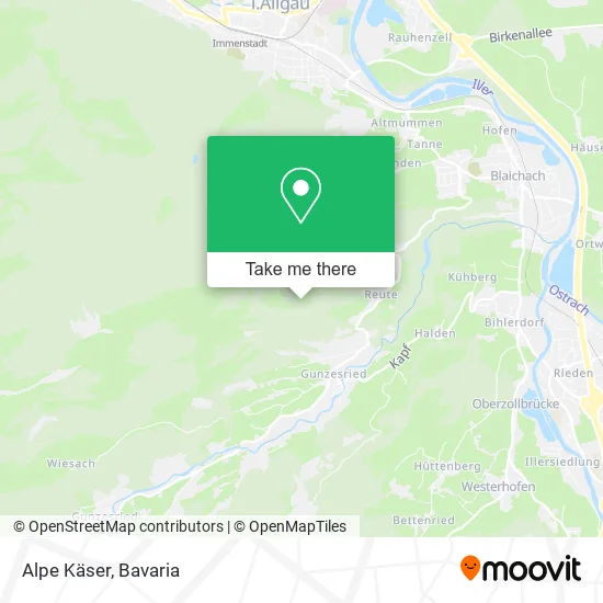 Карта Alpe Käser