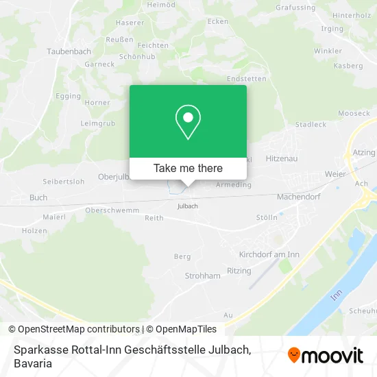 Карта Sparkasse Rottal-Inn Geschäftsstelle Julbach