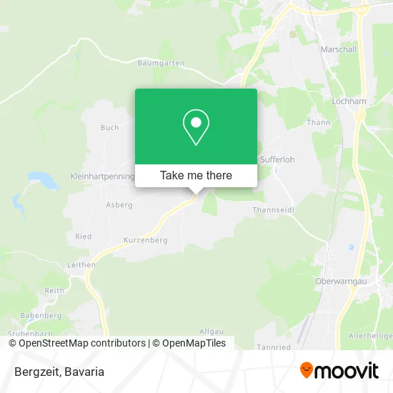 Карта Bergzeit
