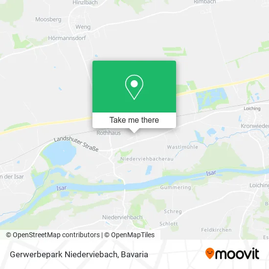 Карта Gerwerbepark Niederviebach