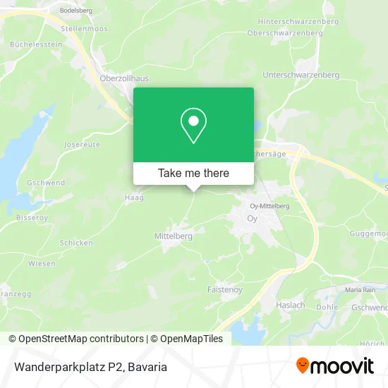Карта Wanderparkplatz P2