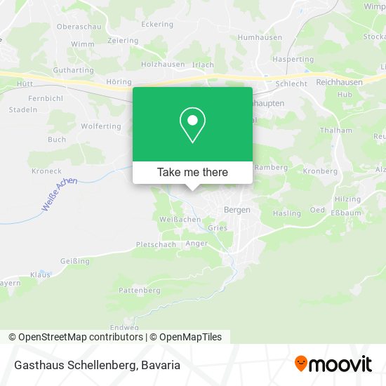 Gasthaus Schellenberg map