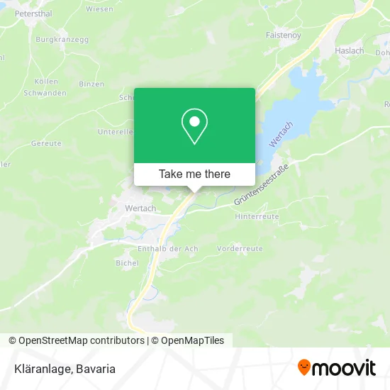 Карта Kläranlage