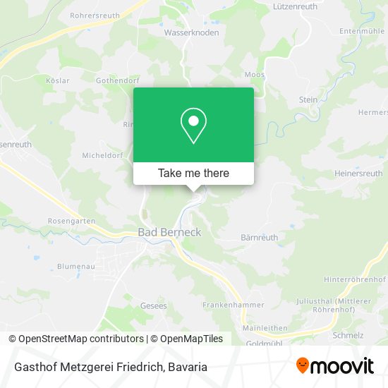 Gasthof Metzgerei Friedrich map