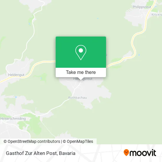 Карта Gasthof Zur Alten Post