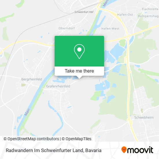 Карта Radwandern Im Schweinfurter Land