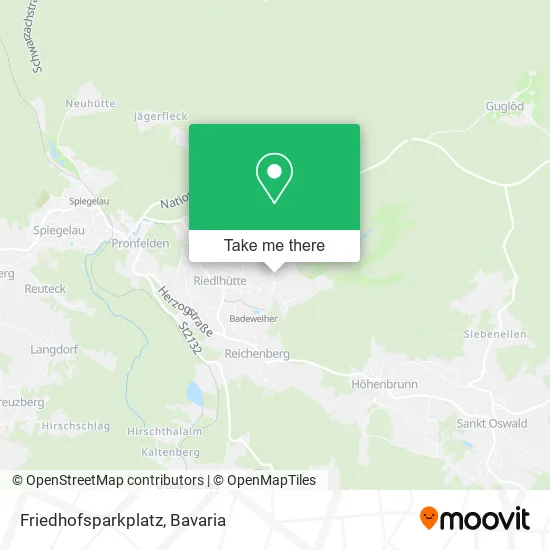 Карта Friedhofsparkplatz