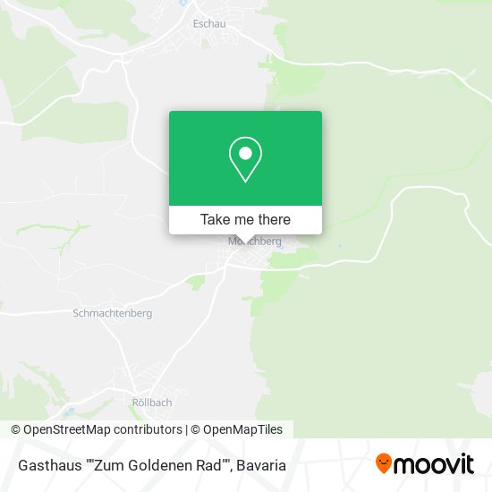 Gasthaus ""Zum Goldenen Rad"" map