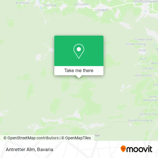 Карта Antretter Alm