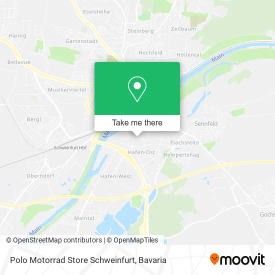 Карта Polo Motorrad Store Schweinfurt