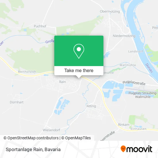 Карта Sportanlage Rain
