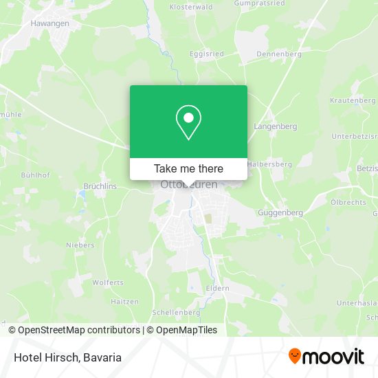 Hotel Hirsch map