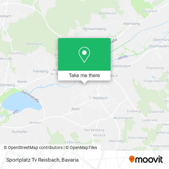 Sportplatz Tv Reisbach map