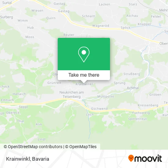 Карта Krainwinkl