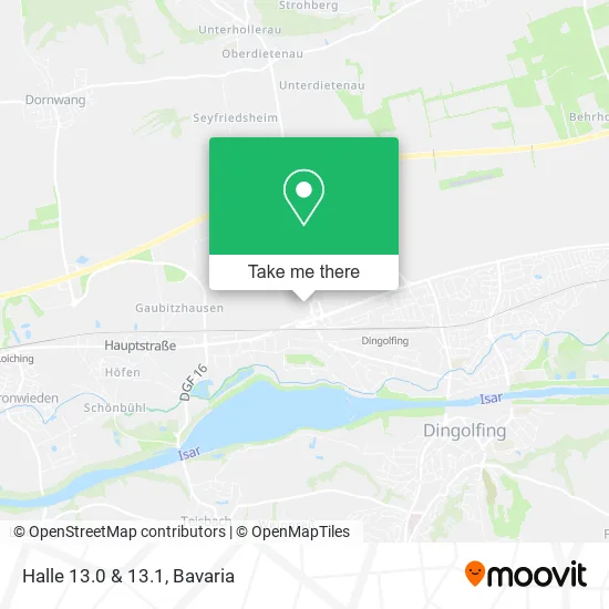 Карта Halle 13.0 & 13.1