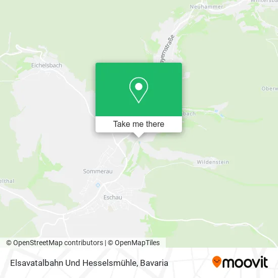 Карта Elsavatalbahn Und Hesselsmühle