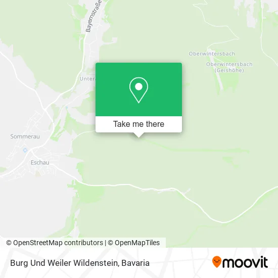 Карта Burg Und Weiler Wildenstein