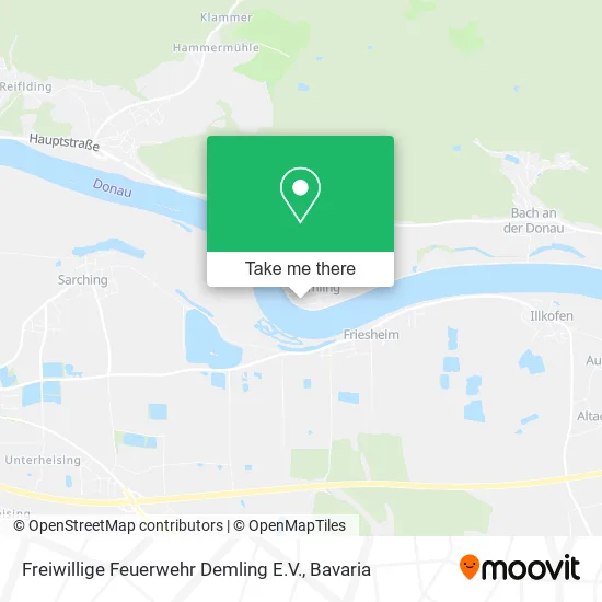 Карта Freiwillige Feuerwehr Demling E.V.