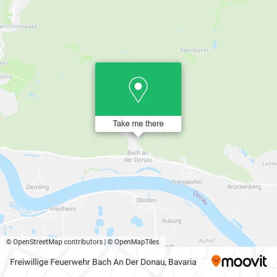 Карта Freiwillige Feuerwehr Bach An Der Donau