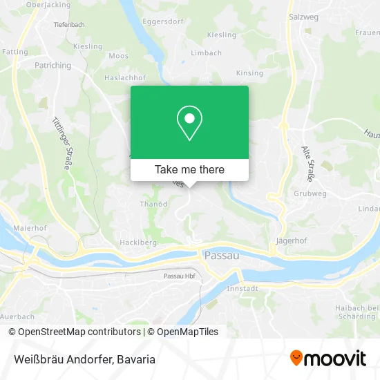 Карта Weißbräu Andorfer