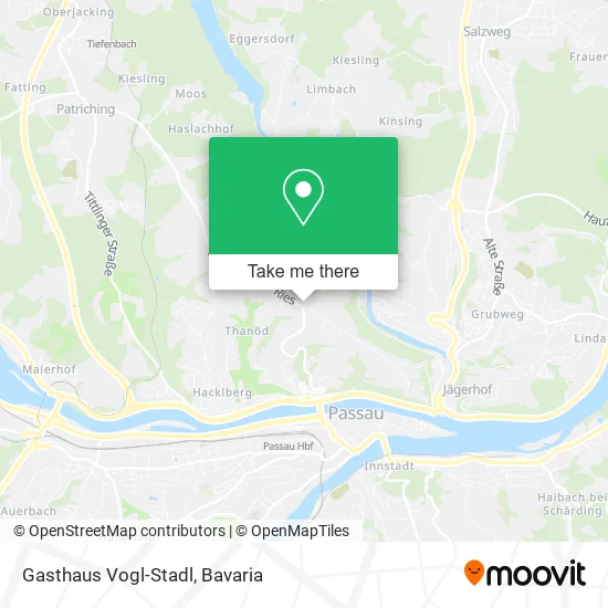 Карта Gasthaus Vogl-Stadl