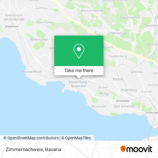 Карта Zimmernachweis