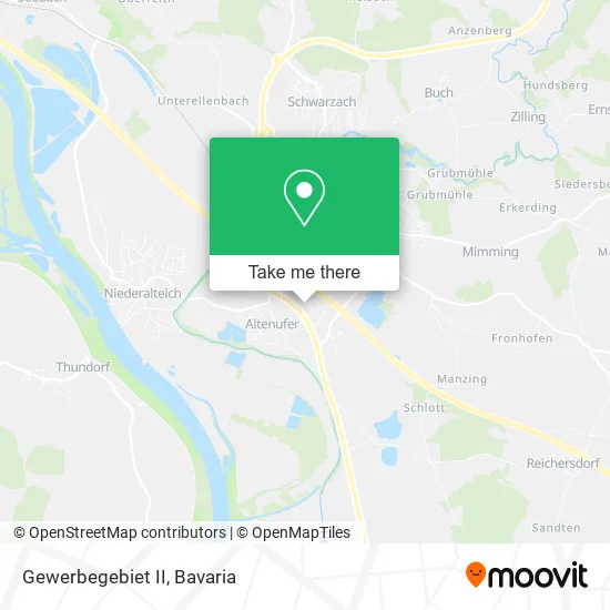 Карта Gewerbegebiet II