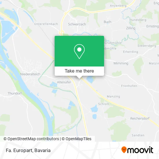 Карта Fa. Europart