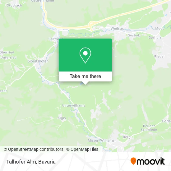 Карта Talhofer Alm
