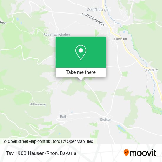 Tsv 1908 Hausen/Rhön map