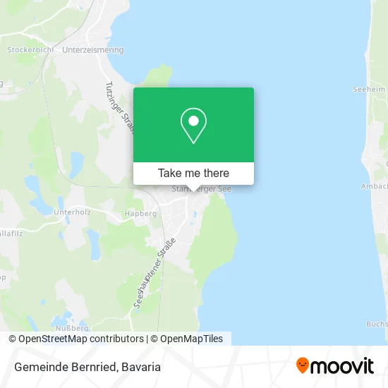 Карта Gemeinde Bernried