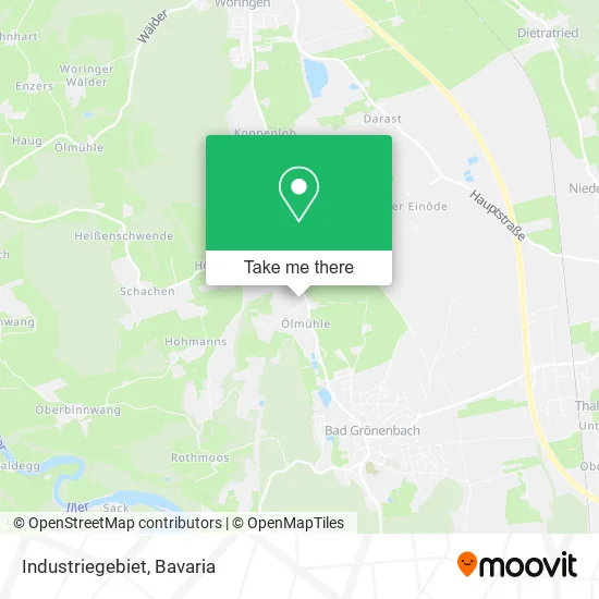 Карта Industriegebiet
