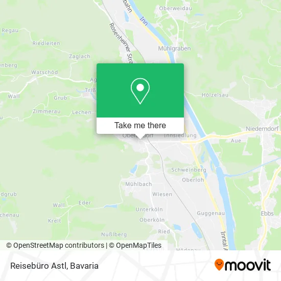 Карта Reisebüro Astl