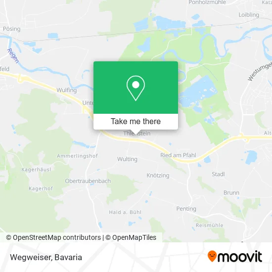 Карта Wegweiser