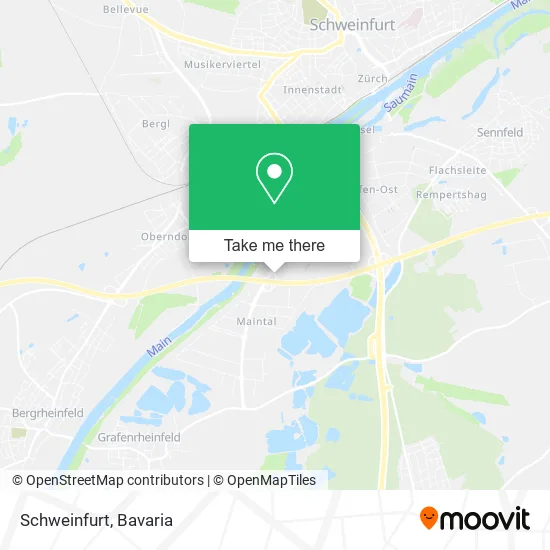 Карта Schweinfurt