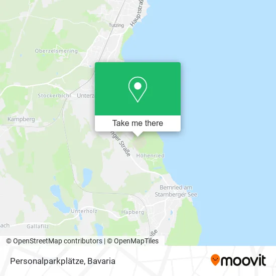 Карта Personalparkplätze